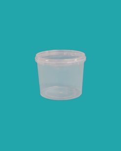 800ml Clear Round Pot (122mm DIA)