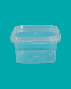 280ml Clear Square Pot (95 x 95mm)