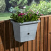 Bird Box including flower planter and solar light