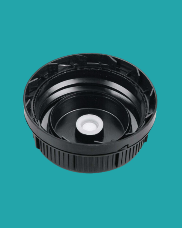 Din 61 T/E Cap Black - Vented