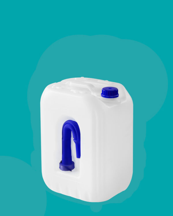 5 Litre AdBlue Jerry Can with DIN/42mm Neck 30% PCR