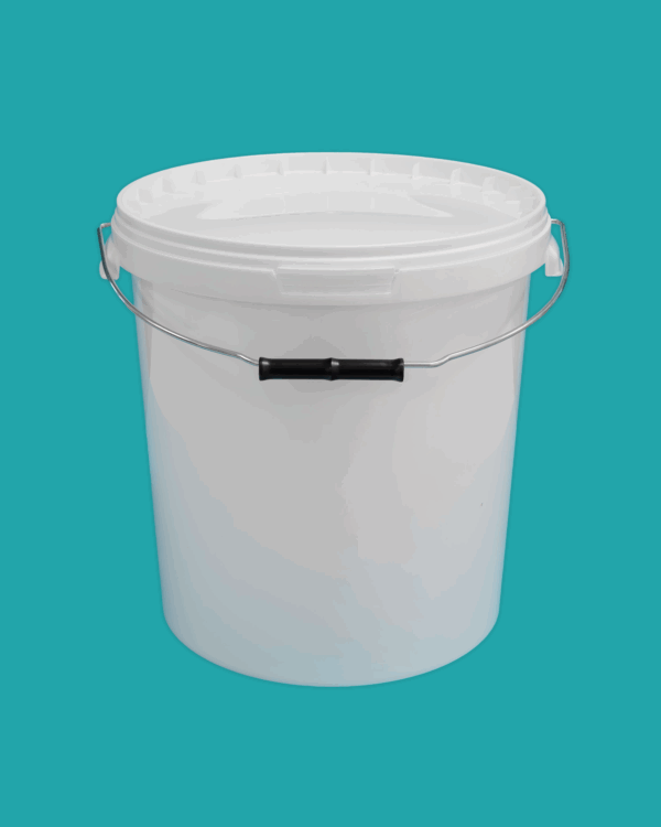 15L Plastic Bucket with Metal Handle