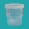 33ltr Clear Bucket with Lid